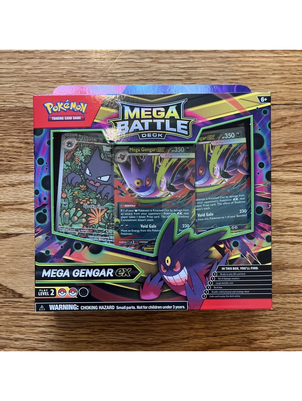 Pokémon TCG Mega Battle Deck Mega Gengar ex 60 Card Ready-to-Play Deck Sealed